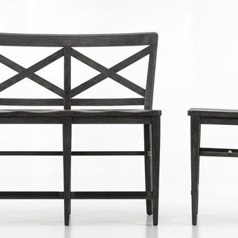 Briarwood - X-Back Counter Height Dining Bench - Sable