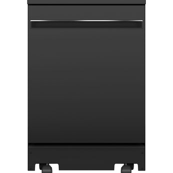 GE 24" Portable Dishwasher, Black - GPT225SGLBB