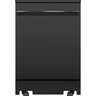 GE 24" Portable Dishwasher, Black - GPT225SGLBB