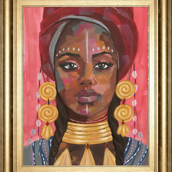 22x26 Ornament Empress I By Annie Warren - Pink