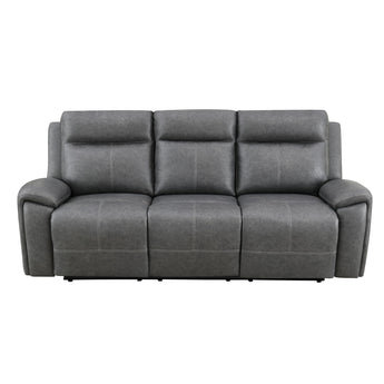 Gaston - Manual Reclining Sofa - Gray