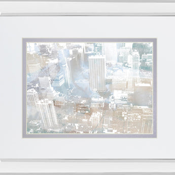Empire View II Mirror Framed By DanMeneely - Pearl Silver