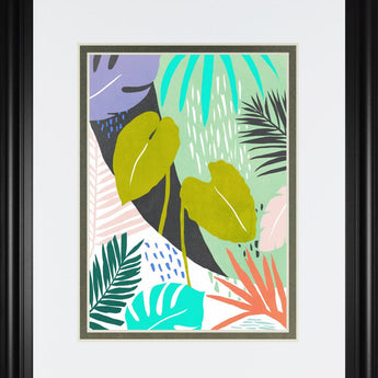 34x40 Jazzy Jungle I By Annie Warren - Green