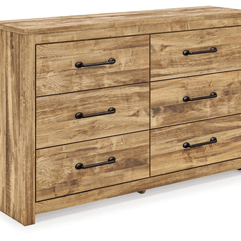 Maystonna - Six Drawer Dresser - Brown