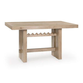 Lasinger - Rectangular Dining Room Counter Table - Light Brown