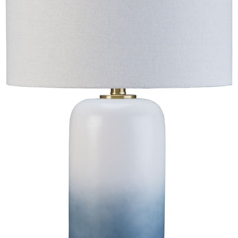 Lemrich - Ceramic Table Lamp  - White