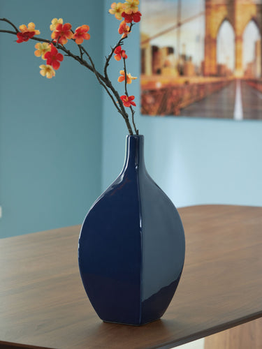 Abtinson - Vase - 12" - Navy