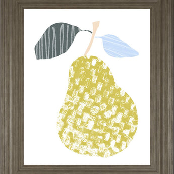 22x26 Cut Paper Fruit I By June Erica Vess - Green