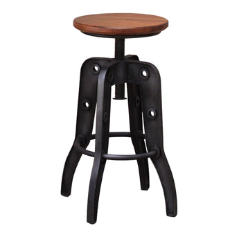 Parota Stool Cinnamon Brown - Counter Height (24"-27") at Quality Home Furniture Mesquite