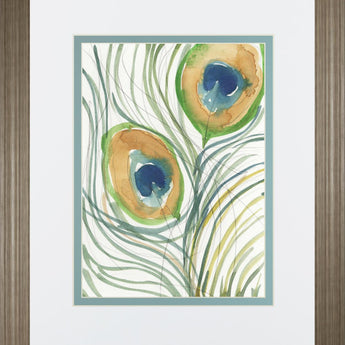 Peacock Abstract I By Samuel Dixon - Beige