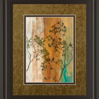 Spring Branch Il By Norm Olson - Framed Print Wall Art - Light Brown