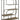Jaddon - Bookcase - Brown / Antique Silver