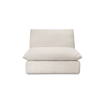 Townes - Slipper Chair - Flecked Ecru