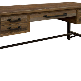 Loft - Desk - Two Tone Gray / Brown