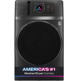 GE 4.8 Front Load Washer/Dryer Combo, Carbon Graphite - PFQ97HSPVDS