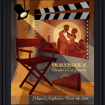 Sunset Spotlight - 28" x 34" Framed Wall Art - Orange