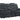 Bolton - Sofá de dos plazas con consola reclinable Glider - Misty Storm
