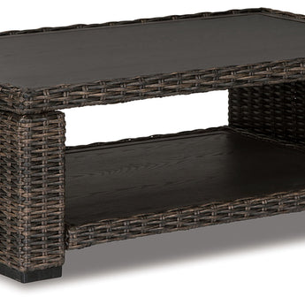 Grasson Lane - Mesa de cóctel rectangular - Marrón