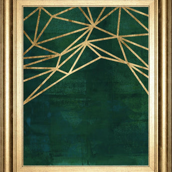 22x26 Jungle Web I By Jacob - Dark Green