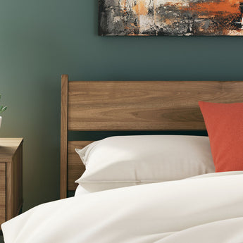 Deanlow - Full Panel Headboard - Honey