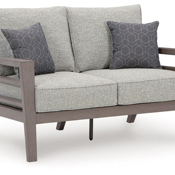 Hillside Barn - Gris / Marrón - Loveseat con cojín