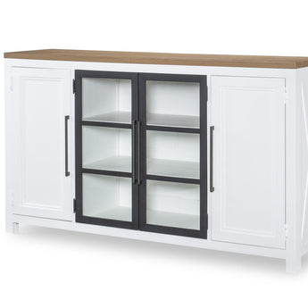 Franklin - Credenza - Harvest Oak / Natural White