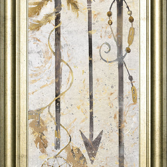 Tribal Arrows By Nan American Indian - Gold