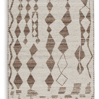 Brettler - 5' x 7' Rug - Beige / Brown