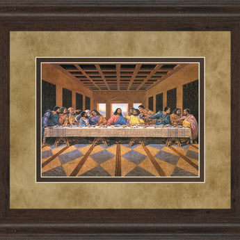 Last Supper (African American) - Framed Print Wall Art - Light Brown