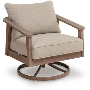 Harmony Headlands - Sillón giratorio con cojín - Natural/Gris