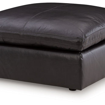 Emilia - Oversized Accent Ottoman - Black