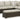 Brook Ranch - Sofa Sectional, Bench With Cushion (Set of 3) - Brown