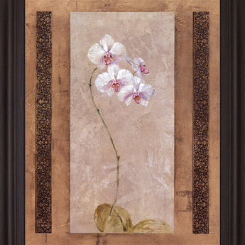 Delicate Stem - 28" x 34" Framed Wall Art - Beige