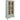Toscana - 1 Drawer 2 Glass Doors Cabinet