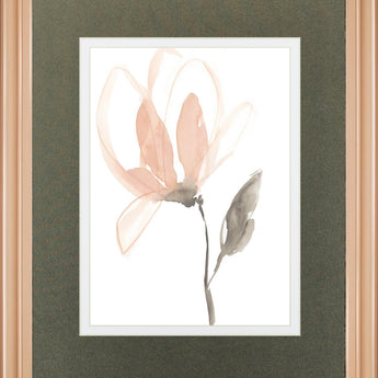 34x40 Blush Petals I By Jennifer Goldberger - Beige