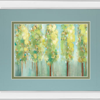 Turnwood By Susan Jill - Mirror Framed Print Wall Art - Green