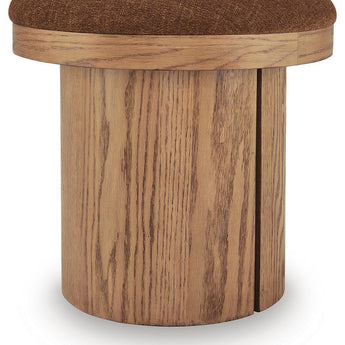 Lewisen - Accent Ottoman - Clay