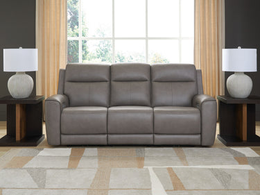 5Z-Comfort - Power Reclining Sofa With Adj Headrest - Coin