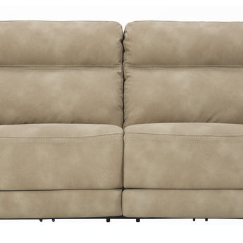 Next-Gen Durapella - 2 Seat PWR REC Sofa ADJ HDREST - Sand