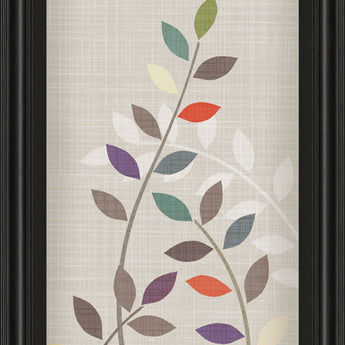 Leaflets Il By Tandi Venter - Framed Print Wall Art - Light Gray