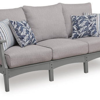 Cove Beach - Sofa With Cushion - Gray