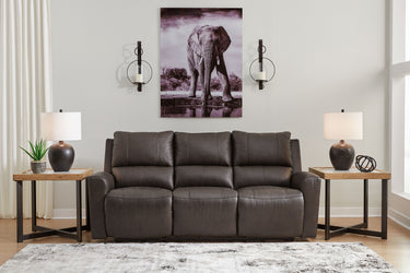 Boxmere - Reclining Power Sofa - Storm