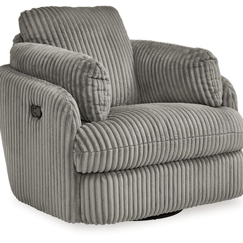 Tie-Breaker - Swivel Glider Recliner - Fog