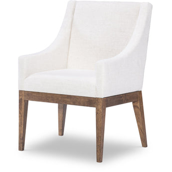Artisan's Place - Upholstered Host Chair (Set of 2) - Vintage Pine Ironwood