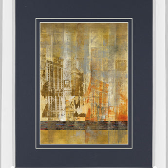 Arculat Il By Kemp - Mirror Framed Print Wall Art - Bronze