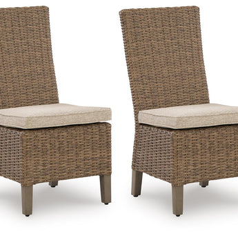 Laguna Heights - Side Chair With Cushion (Set of 2) - Beige
