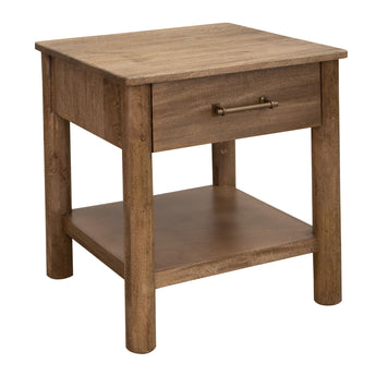 Olimpia - End Table - Towny Brown