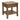 Olimpia - End Table - Towny Brown