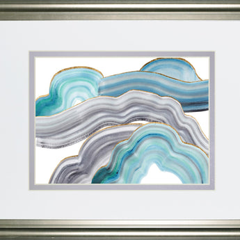 34x40 Cloudy Day II By Melissa Wang - Light Blue