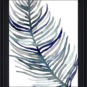Feathered Palm I By Emma Scarvey - Gray
